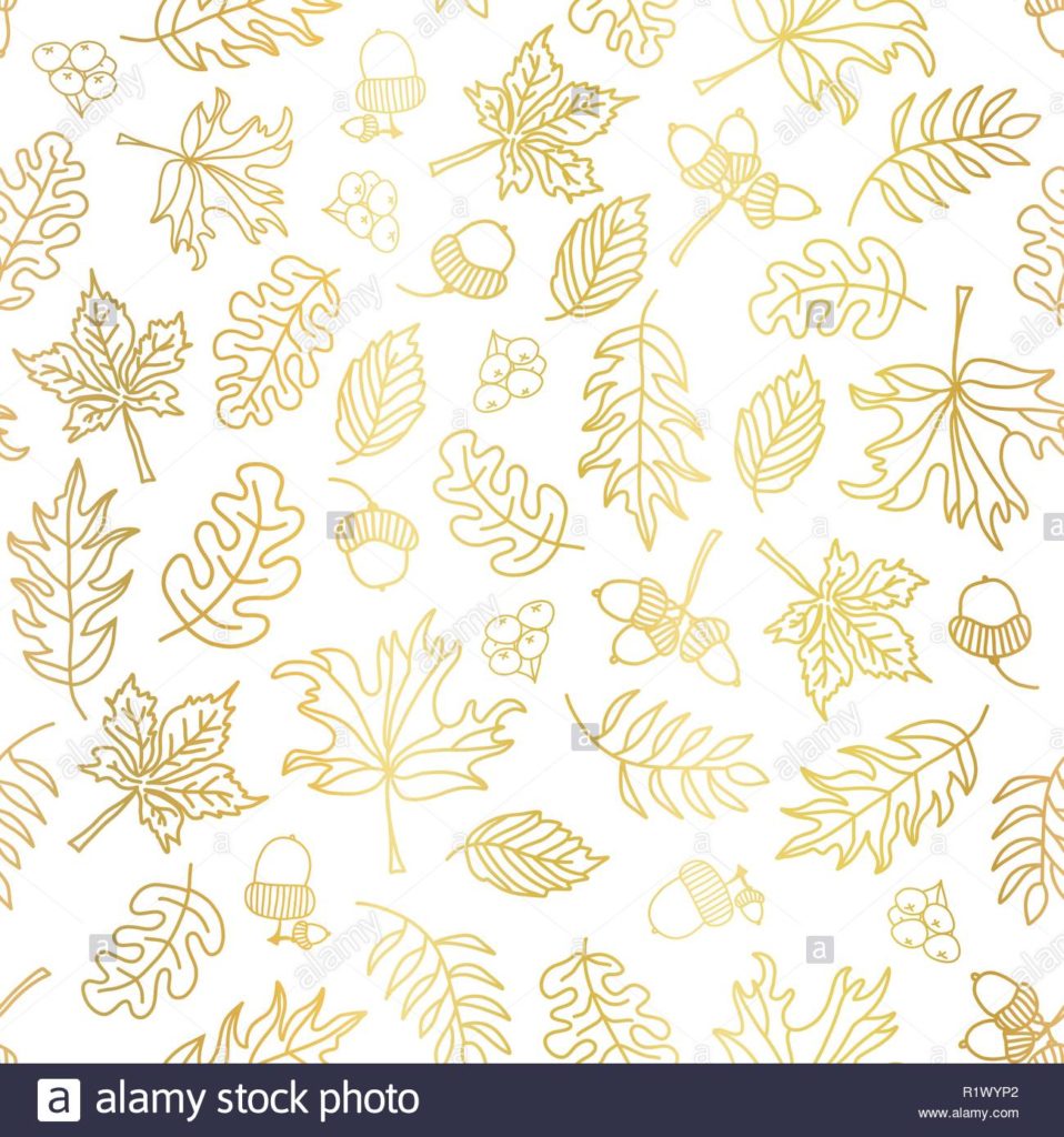 958x1024 Coloring Coloring Marvelous Fall Leaf Shapes Gold Foil Autumn