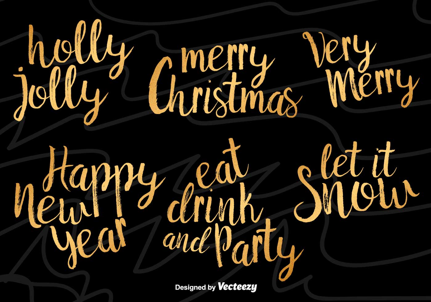 Gold Letters Free Vector Art 1400x980 Gold Letters Free Vector Art