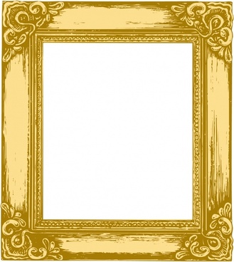 329x368 Gold Frame Vector Free Vector Download