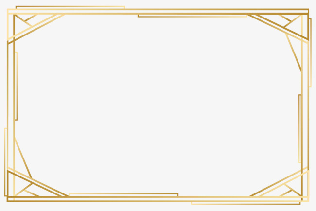 650x434 Vector Gold Frame, Png Image, Hd, Vector Material Png And Vector