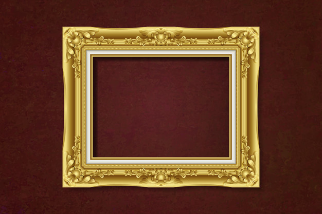 626x417 Antique Gold Frame Vector Free Download