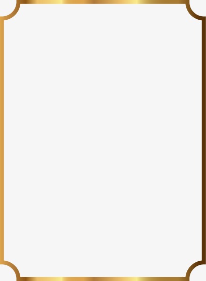 408x555 Beautiful Gold Frame, Fine, Golden, Frame Png And Vector