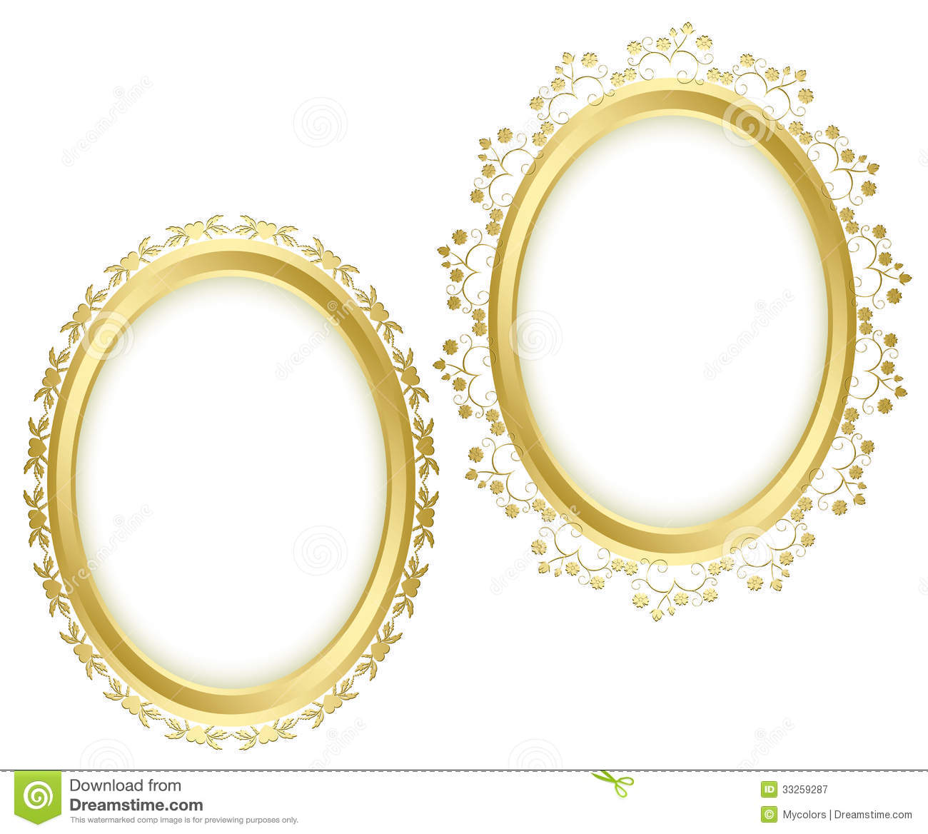 1300x1168 Gold Transparent Green Frame Vector Images