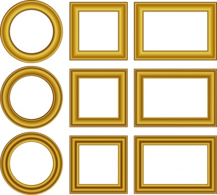 425x381 Free Download Of Gold Frame Vector Graphics And Illustrations
