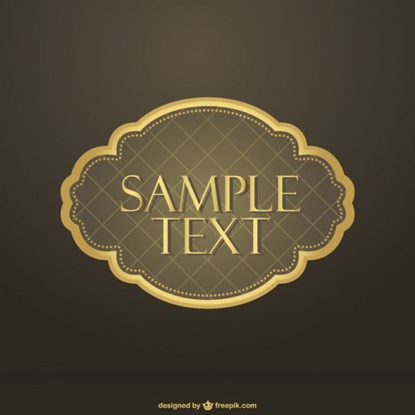 600x600 Gold Frame Vector Free Vectors