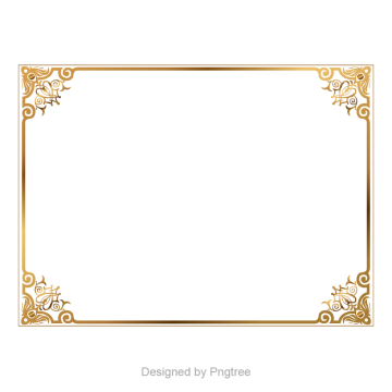 Gold Frame Vector Free at Vectorified.com | Collection of Gold Frame ...