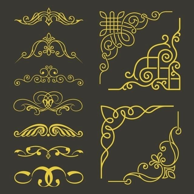 640x640 Vintage Floral Frame Vector Free Clipart Png Gold Frames