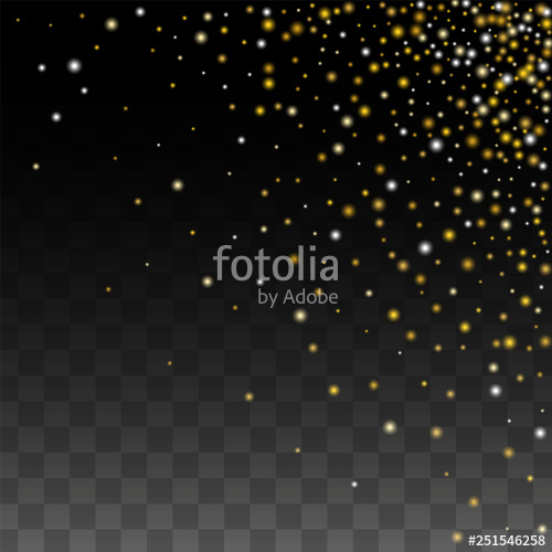 500x500 Gold Glitter Vector Texture On A Black Golden Glow Pattern
