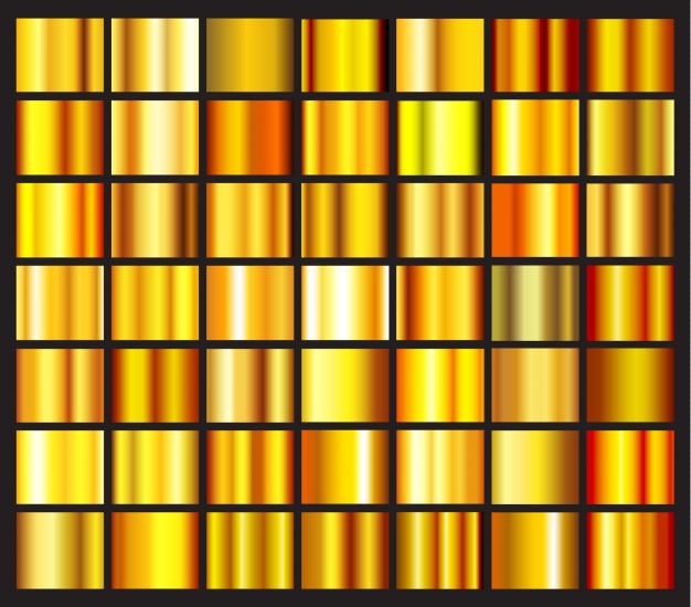 626x550 Golden Gradients Collectio Vector Free Download