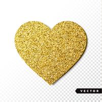 200x200 Gold Heart Free Vector Art