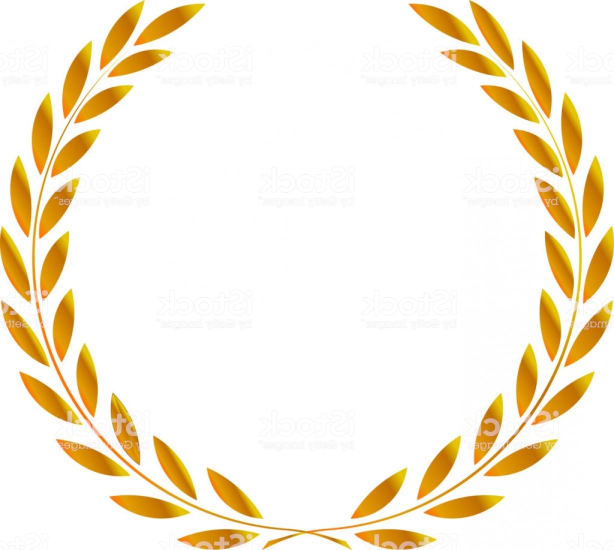 Gold Laurel Wreath Vector at Vectorified.com | Collection of Gold