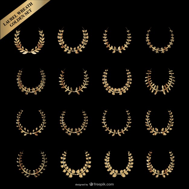 Gold Laurel Wreath Vector Vector Free Download 626x626 Gold Laurel Wreath Vector Vector Free Download