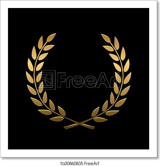 Free Art Print Of Vector Gold Award Laurel Wreath Vector Gold 561x581 Free Art Print Of Vector Gold Award Laurel Wreath Vector Gold