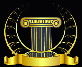 Free Gold Laurel Wreath Vector Graphics Free Vector Download 340x278 Free Gold Laurel Wreath Vector Graphics Free Vector Download