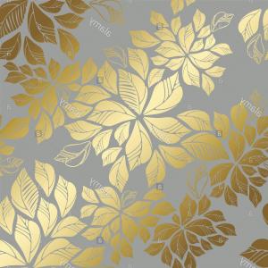 300x300 Seamless Background Gold Foil Leaves Vector Catchsplace