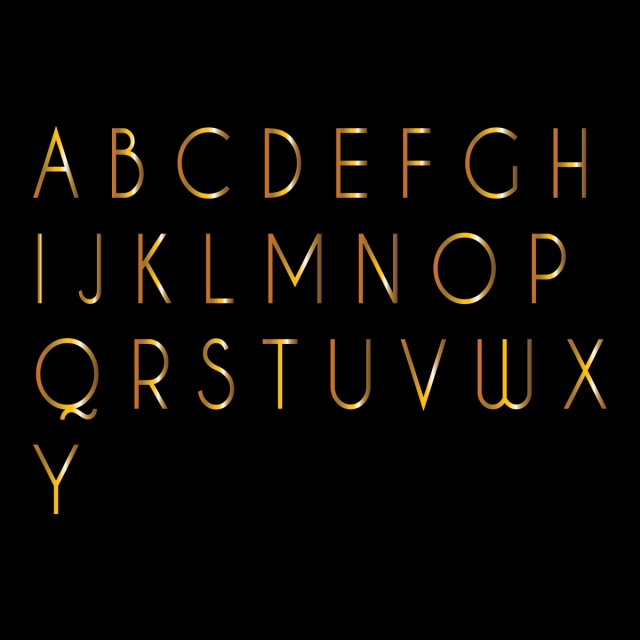 640x640 Golden Letters, Golden, Letters, Free Png And Vector