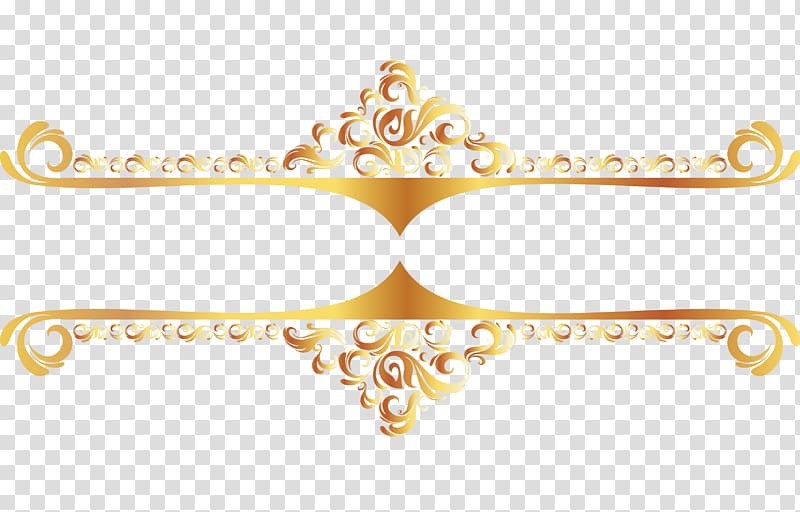 800x512 Gold Color Illustration, Euclidean Continental Gold Line Border