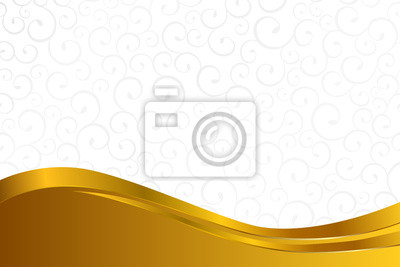 400x267 Background Pattern White Grey With Gold Lines Vector Wall Mural