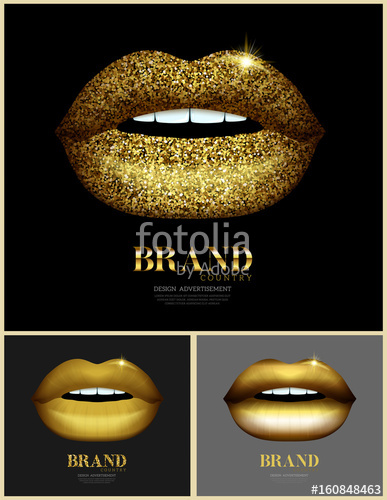 387x500 Set Of Glitter Glossy Lips Beauty And Wellness Items Fashion