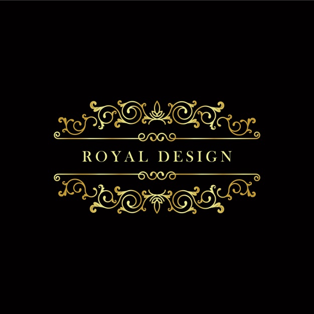626x626 Golden Logo Design Vector Free Download