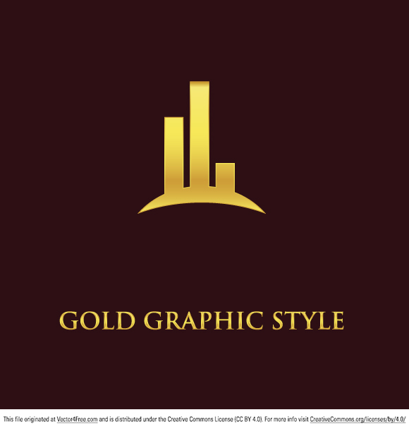 580x608 Free Gold Graphic Logo Free Vectors Ui Download