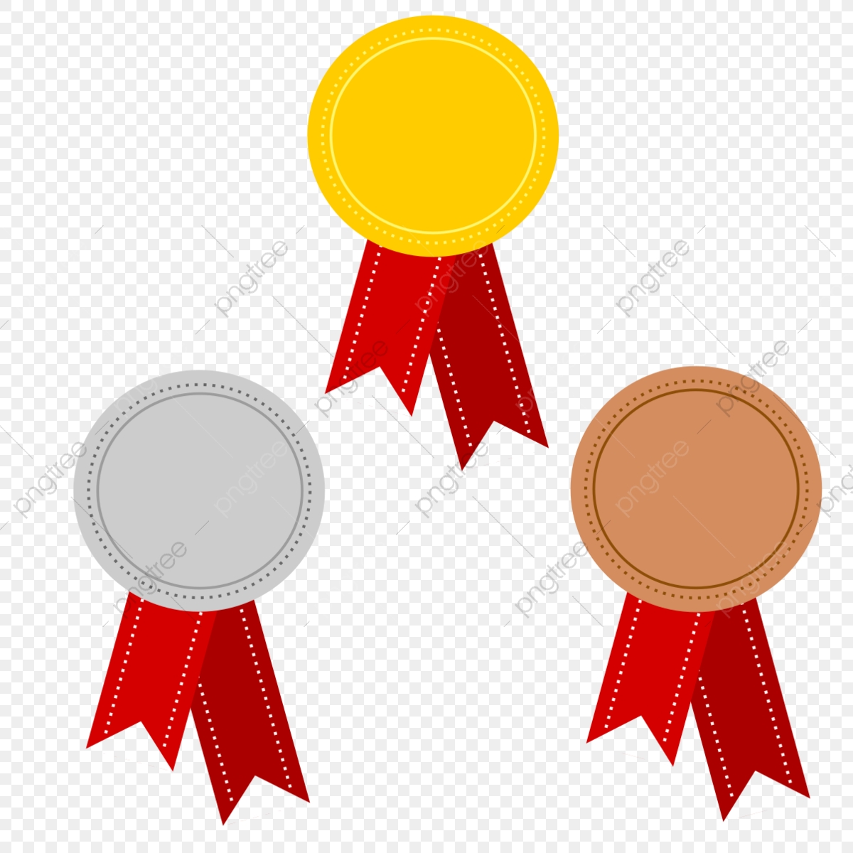 1200x1200 Medals Vector, Medals, Gold Medal, Silver Medal Png Transparent