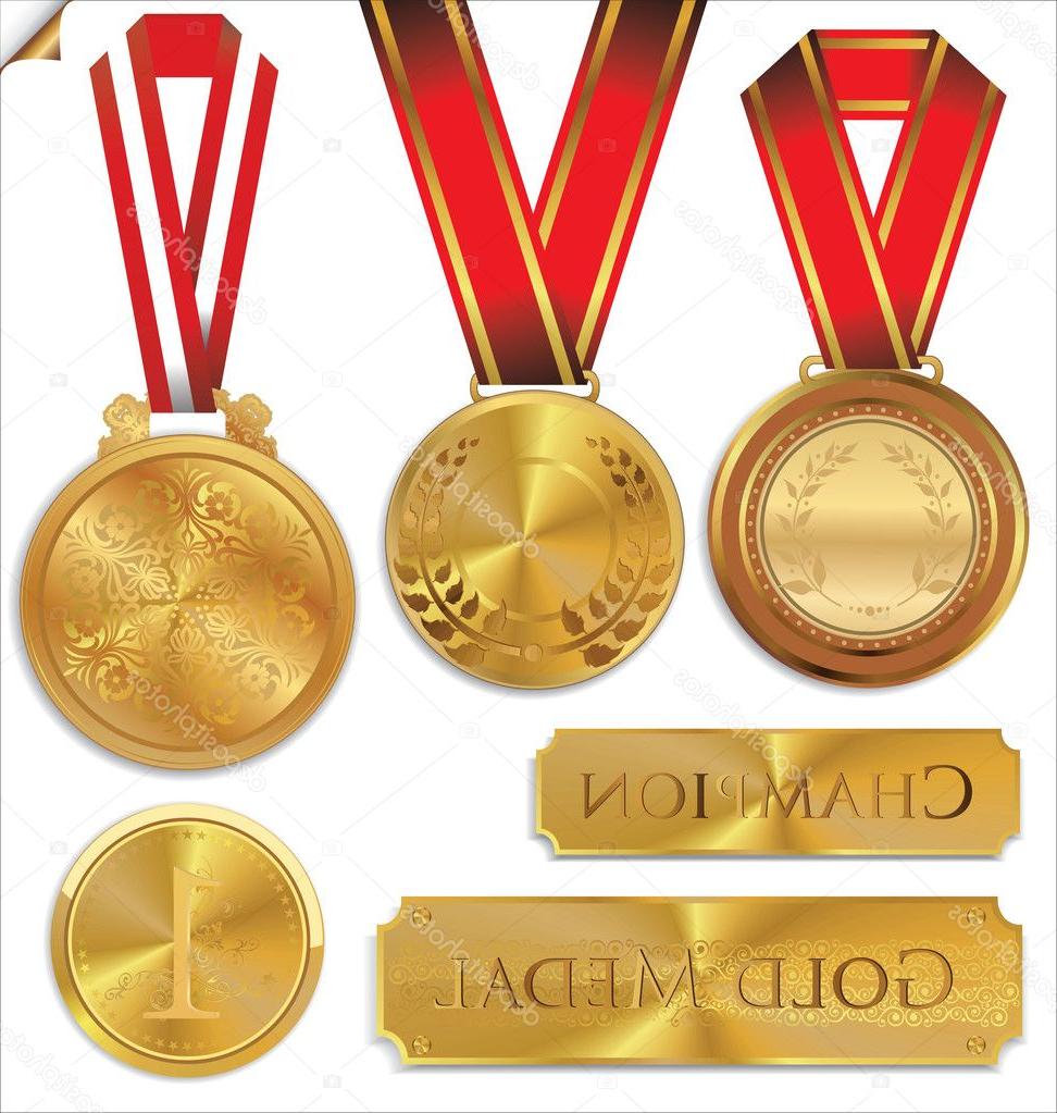 972x1023 Best Olympic Gold Medal Vector Drawing Free Vector Art, Images