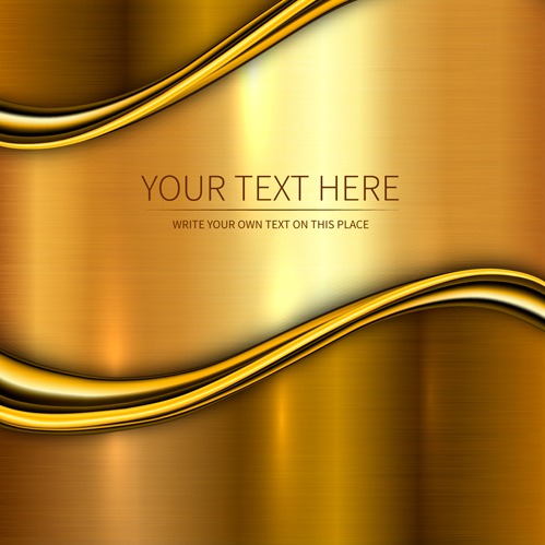 499x499 Golden Metallic Shiny Background Vector Free Vectors Ui