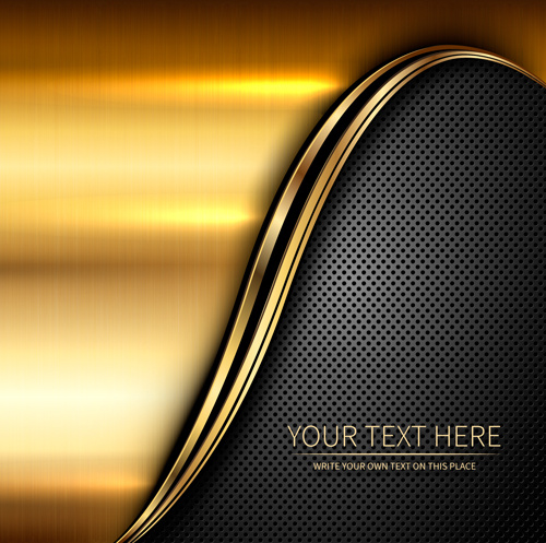 500x497 Golden Metallic Shiny Background Vector Free Vector In Adobe