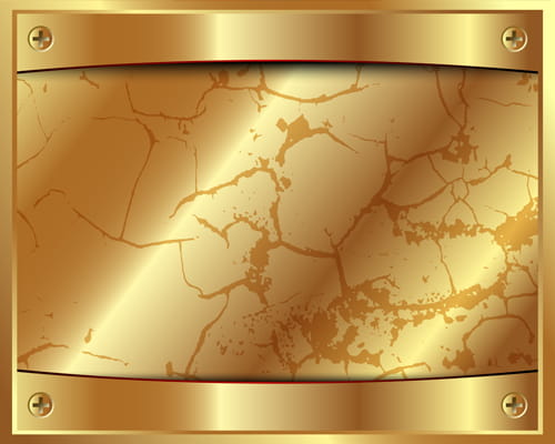 500x400 Shiny Golden Metallic Vector Background Material