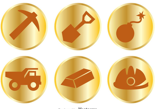 632x443 Gold Mine Items Icons Free Vector Download Cannypic