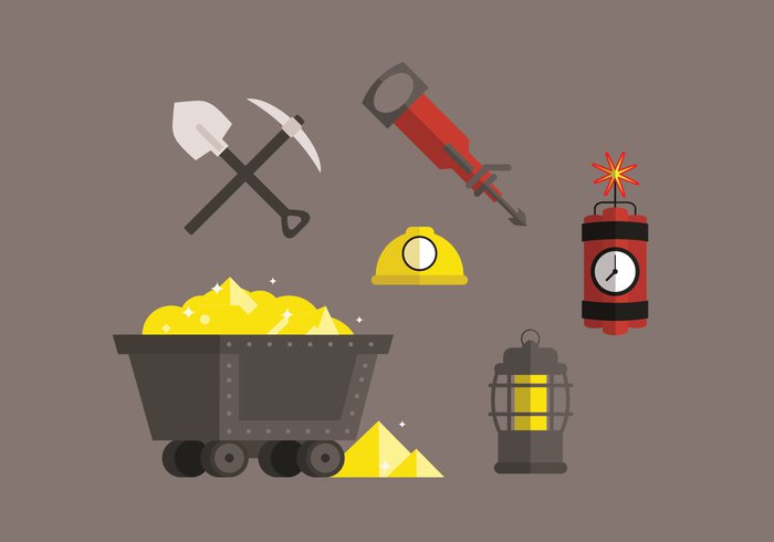 700x490 Gold Mine Vector Pack Free Vectors Ui Download