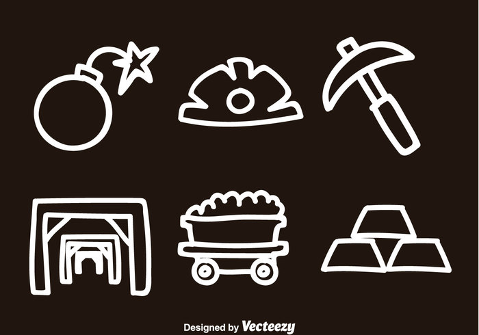 700x490 Gold Mine Vector Set Free Vectors Ui Download