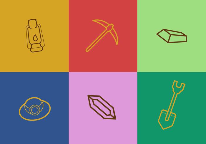 700x490 Free Gold Mine Vector