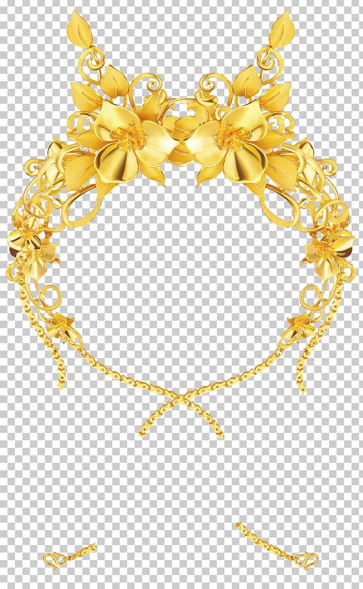 Gold Necklace Flower Euclidean Png, Clipart, Chemical Element 728x1181 Gold Necklace Flower Euclidean Png, Clipart, Chemical Element