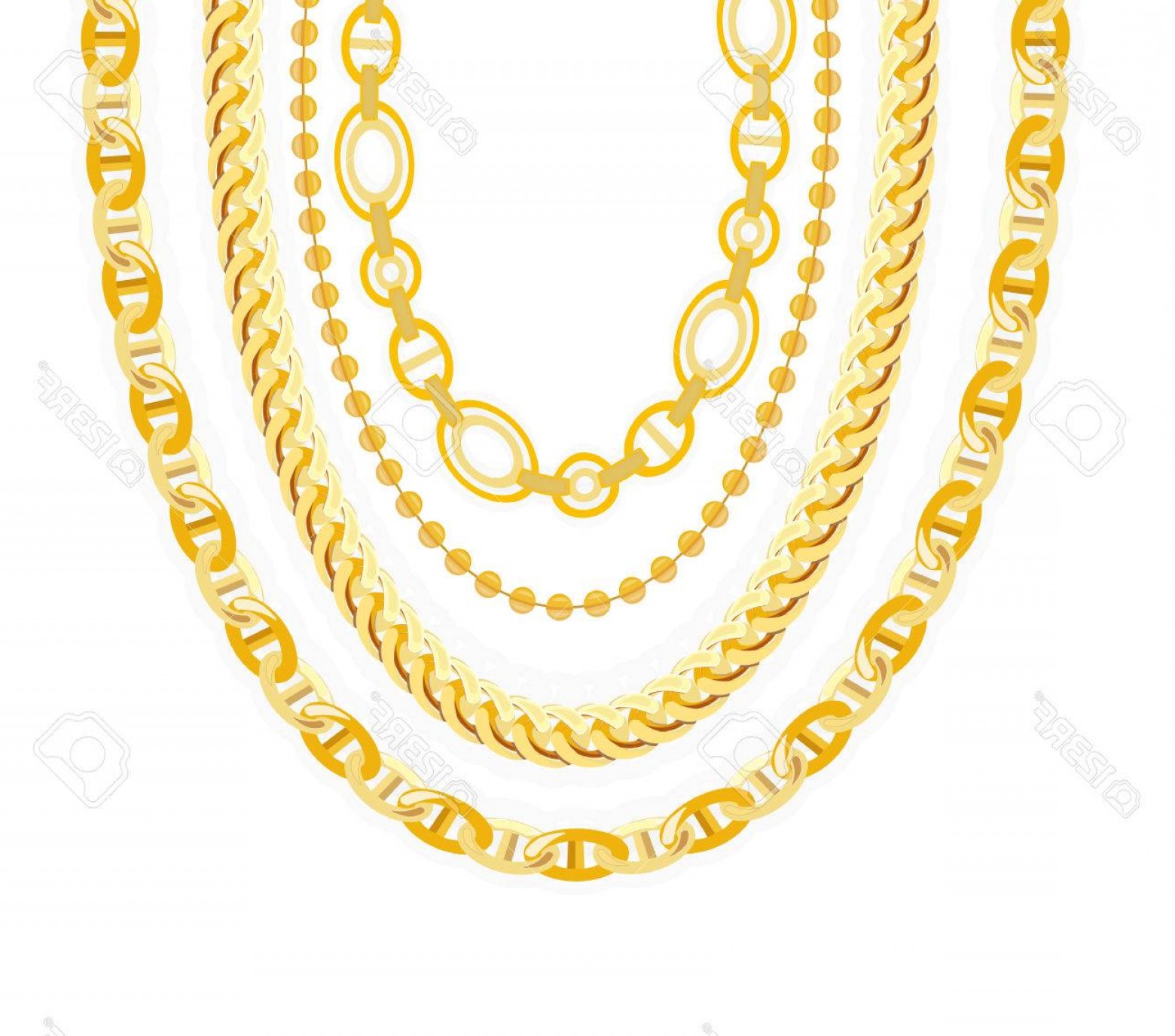 Gold Necklace Vector at Vectorified.com | Collection of Gold Necklace ...