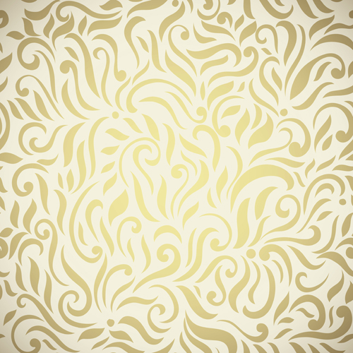 500x500 Abstract Golden Elements Vector Seamless Pattern Free Download