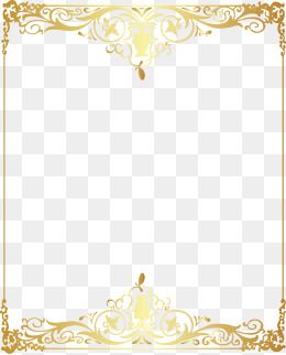 260x322 Vector Gold Pattern Frame, Vector, Golden, Pattern Png And Vector