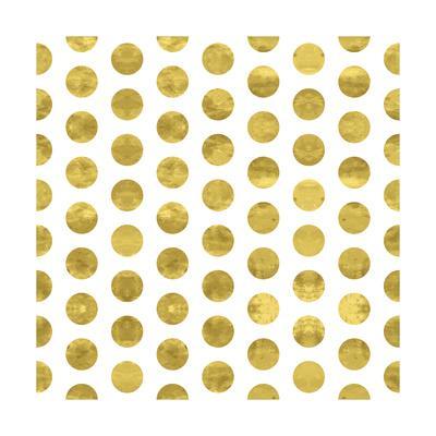 400x400 White And Gold Pattern Abstract Geometric Modern Polka Dot