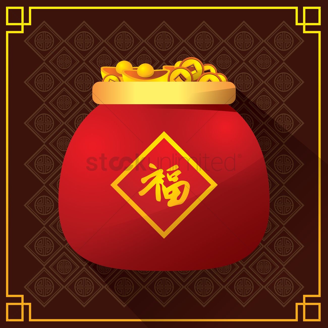 Gold Pot Vector