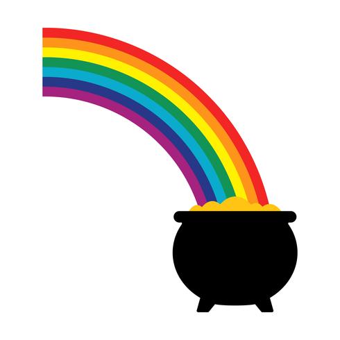 Pot Of Gold Vector Icon 490x490 Pot Of Gold Vector Icon