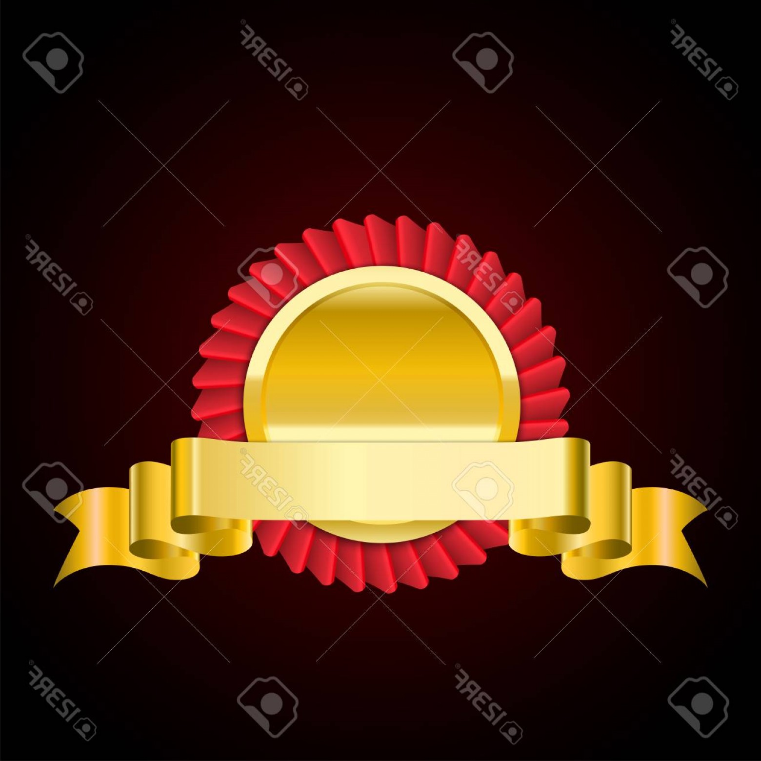 1560x1560 Gold Ribbon Banner Vector Hoodamath