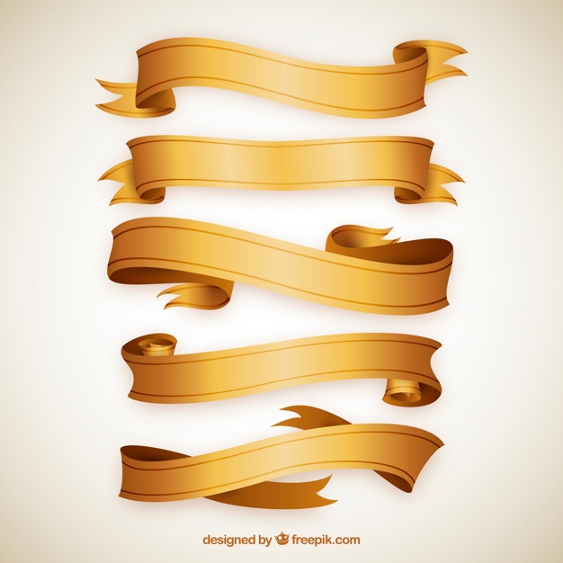 626x626 Gold Ribbon Vectors, Photos And Free Download