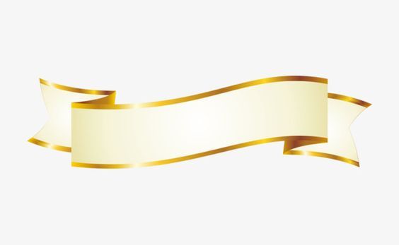 564x347 Vector Bright Shiny Gold Ribbon Label, Vector, Bright Gold, Label
