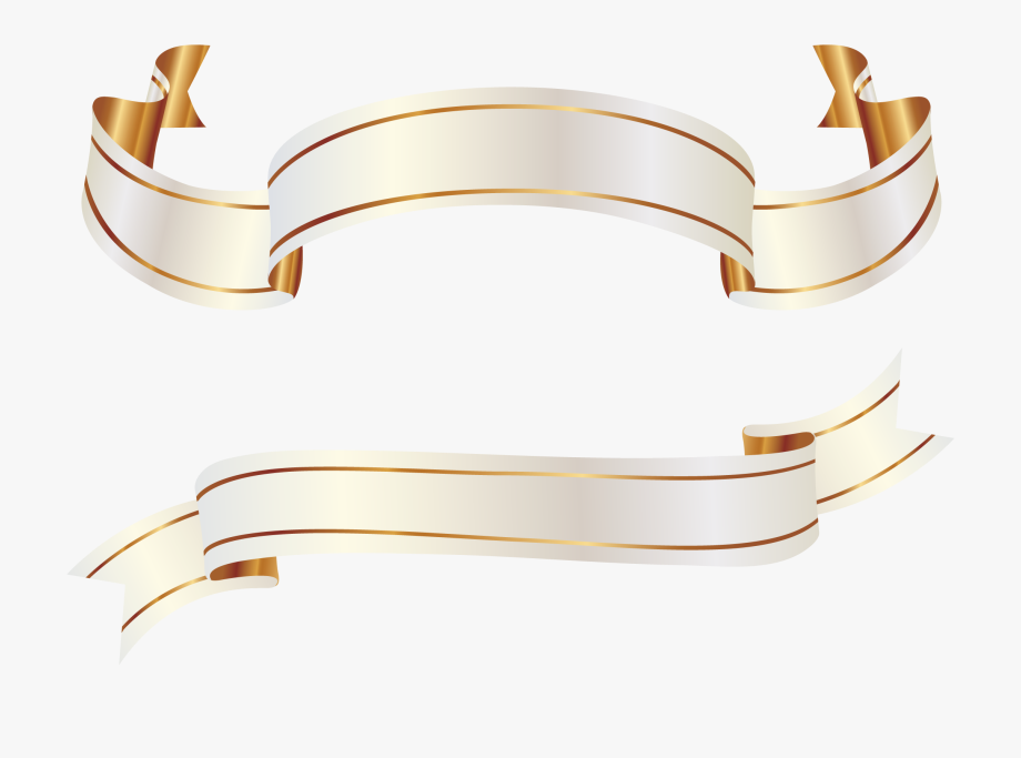 Gold Ribbon Banner Vector at Vectorified.com | Collection of Gold