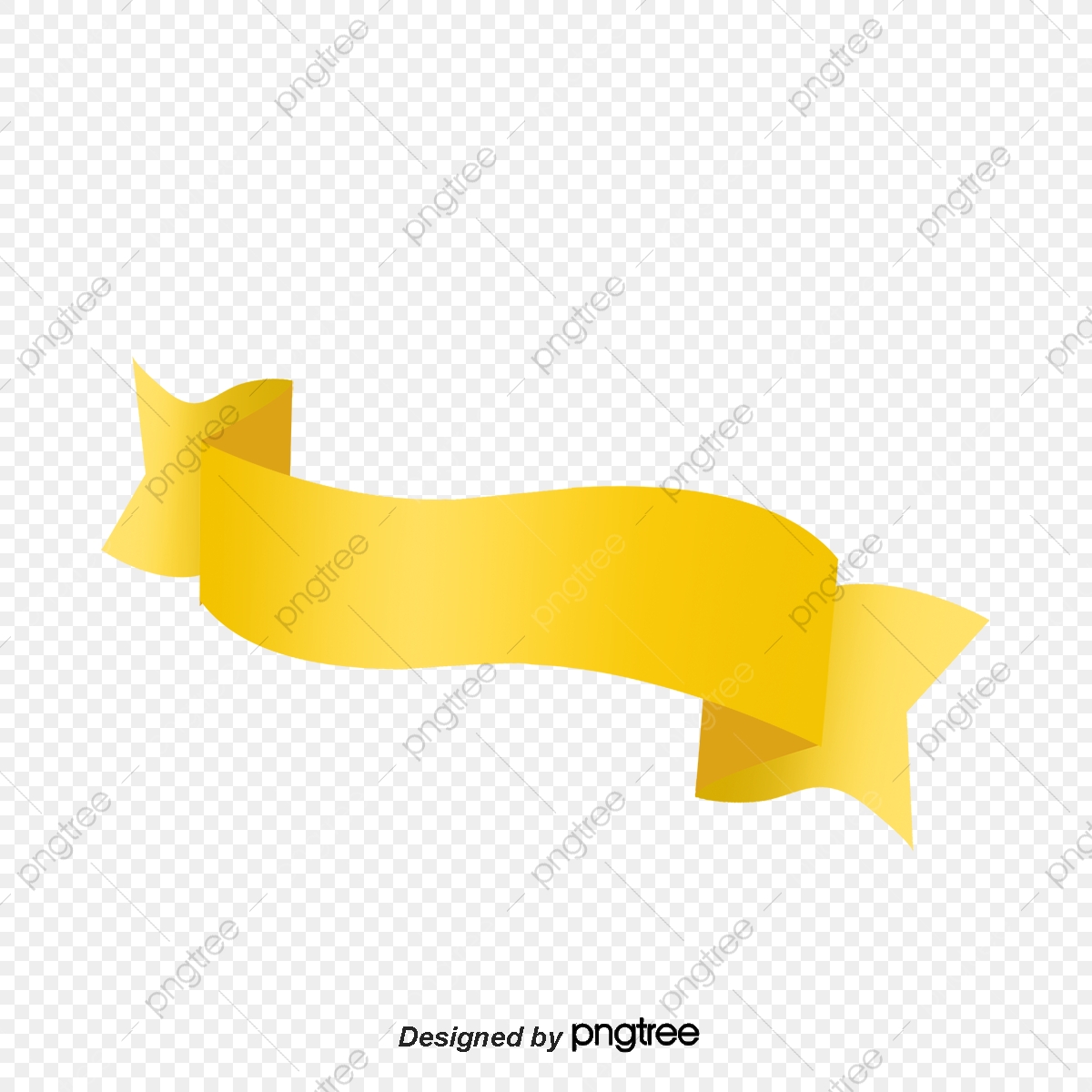 Gold Ribbon Vector at Vectorified.com | Collection of Gold Ribbon