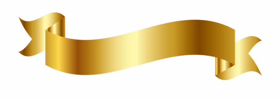 Gold Ribbon Vector at Vectorified.com | Collection of Gold Ribbon ...