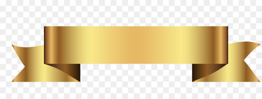 900x340 Gold Ribbon Background Clipart