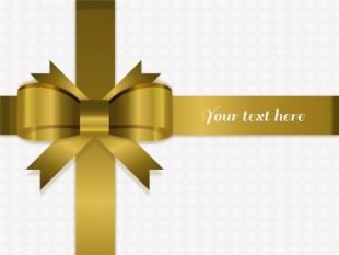 Template With Golden Ribbon Free Vector Free Vectors Ui Download 310x233 Template With Golden Ribbon Free Vector Free Vectors Ui Download