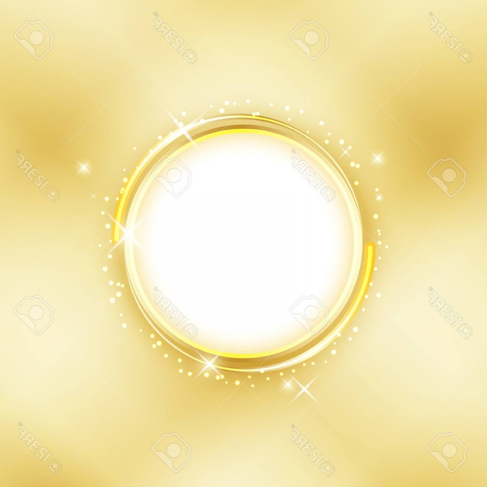 1560x1560 Photostock Vector Golden Vector Background Gold Ring With Stars